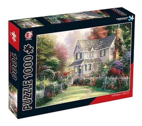ROMPECABEZAS PUZZLE 1000 CASA EN EL JARDÍN