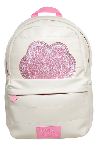 MOCHILA ESPALDA 16,5 PATCH MINNIE MOUSE DISNEY