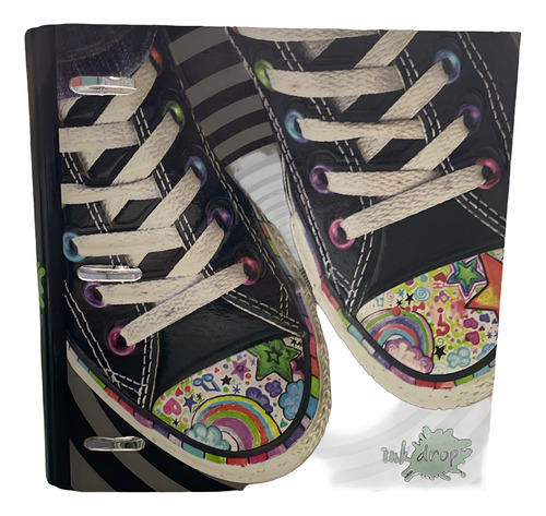 CARPETA ESCOLAR 3X40 ZAPATILLAS INKDROP