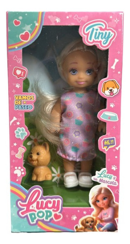 MUÑECA TINY LUCY POP CON MASCOTA (MODELOS SURTIDOS) SEBIGUS