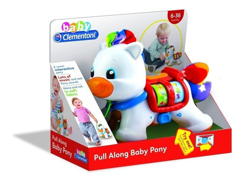 PONY DE ARRASTRE BABY CLEMENTONI MUSICA INTERACTIVO