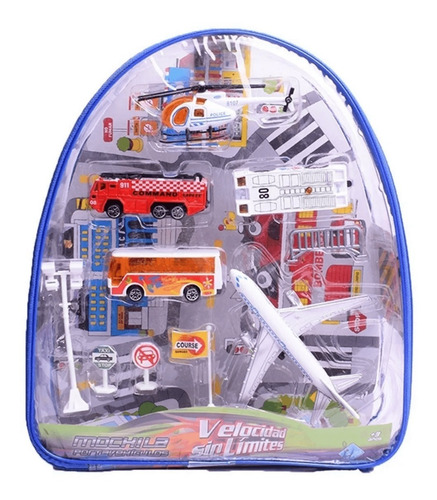 MOCHILA PORTA AEROPUERTO Y VEHICULOS VELOCIDAD SIN LIMITE