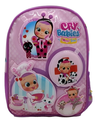 MOCHILA JARDIN ESPALDA 12 CRY BABIES MAGIC TEARS WABRO