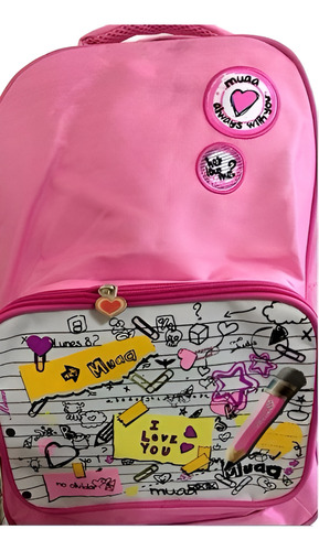 MOCHILA ESPALDA 18 BACK TO SCHOOL CON MONEDERO MUAA