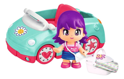 FIGURA CON COCHE PARA PICNIC EN EL CAMPO PINYPON