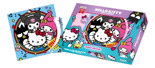 PUZZLE HELLO KITTY 105 PIEZAS ROMPECABEZAS CIRCULAR