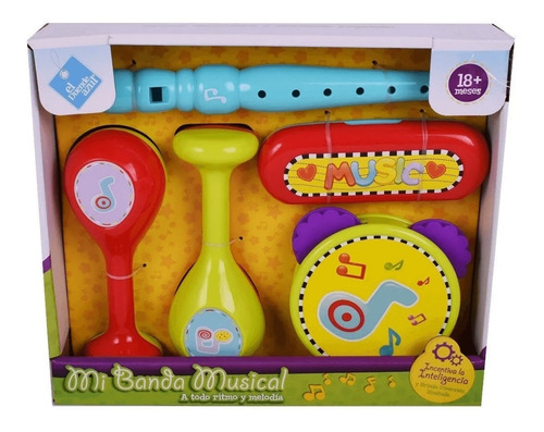 JUEGO SET DE INSTRUMENTOS MUSICALES EL DUENDE AZUL