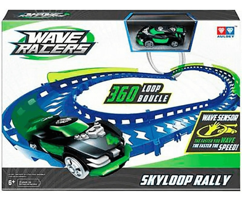 PISTA CON AUTO INCLUIDO WAVE RACERS SKYLOOP RALLY WABRO