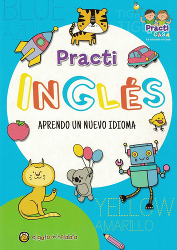 LIBRO INFANTIL PARA APRENDER INGLÉS EL GATO DE HOJALATA