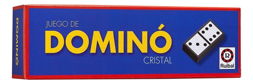 JUEGO DE MESA DOMINÓ CRISTAL RUIBAL CLÁSICOS
