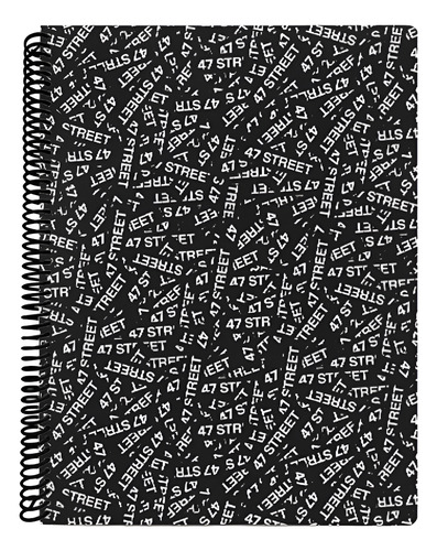 CUADERNO UNIVERSITARIO 29,7 47 STREET 80 HJS RAYADO MOOVING