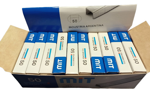 BROCHES ABROCHADORA MIT 50 CAJA DE 1000 BROCHES