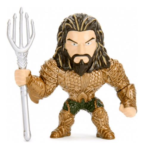 FIGURA AQUAMAN METALS 6.5 CM JUSTICE LEAGUE DIECAST DC JADA