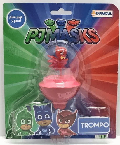 TROMPO PJMASKS CON FIGURA GIRA, JUGA Y GANA TAPIMOVIL