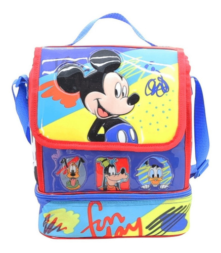 LUNCHERA MICKEY MOUSE ESCOLAR INFANTIL