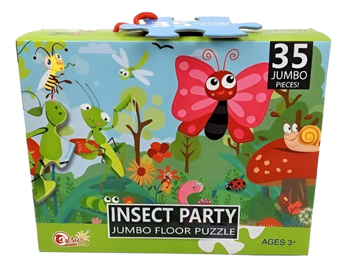 ROMPECABEZAS PUZZLE 35 INSECT PARTY INFANTIL