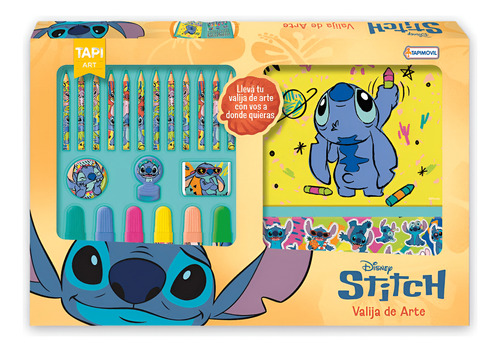 SET VALIJA ARTE FULL ART SET STITCH DISNEY