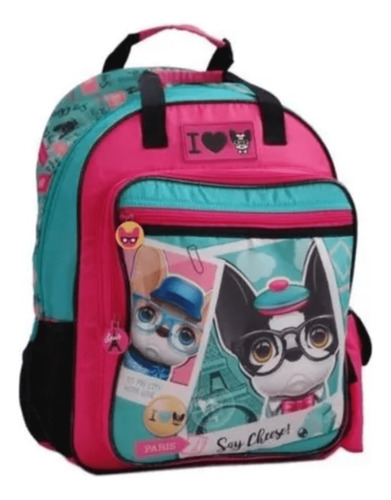MOCHILA ESPALDA 16 TRENDY DOGS 40X30X13 CM