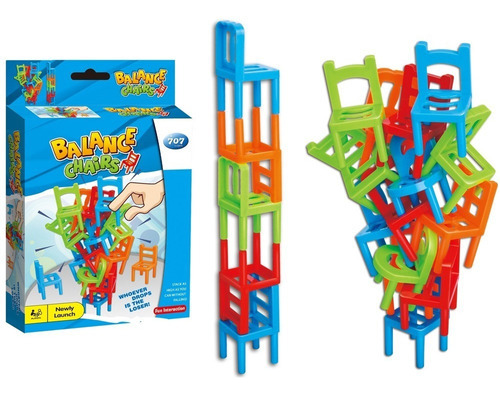 JUEGO DE MESA TORRE DE SILLAS BALANCE CHAIRS EQUILIBRIO
