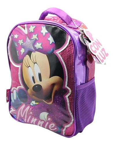 MOCHILA JARDIN ESPALDA LUZ LED MINNIE MOUSE 12 DISNEY CRESKO
