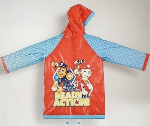 PILOTO IMPERMEABLE INFANTIL PAW PATROL