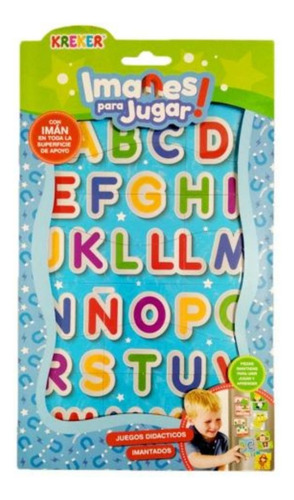 IMANES PARA JUGAR LETRAS ALFABETO MAGNETICOS - KREKER