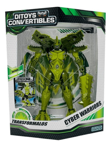 FIGURA CYBER WARRIORS CONVERTIBLES DITOYS