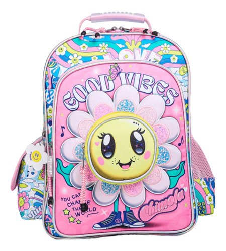 MOCHILA JARDIN ESPALDA 14 PULGADAS FLOWER POWER CHIMOLA