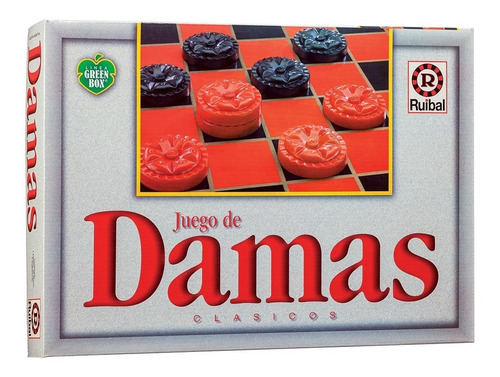 JUEGO DE MESA DAMAS LÍNEA GREEN BOX CLÁSICOS RUIBAL