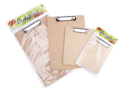PORTABLOCK MADERA MDF OFICIO 24 X 37 CM