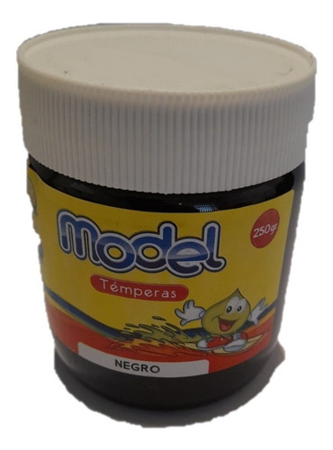 TEMPERA PINTURA MODEL POTE 250G COLOR NEGRO
