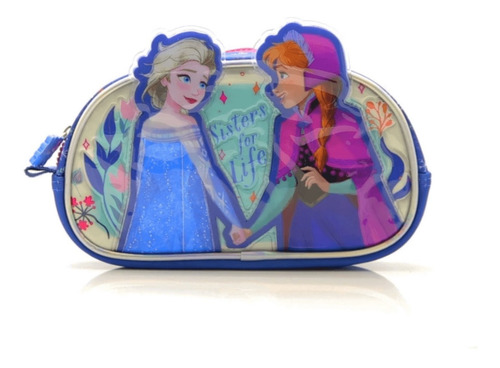 CARTUCHERA 1 CIERRE ANNA ELSA FROZEN DISNEY PVC FA381