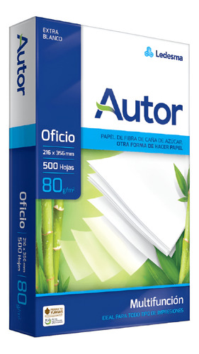 RESMAS AUTOR OFICIO MULTIFUNCIÓN 500 HOJAS 80GR LEDESMA