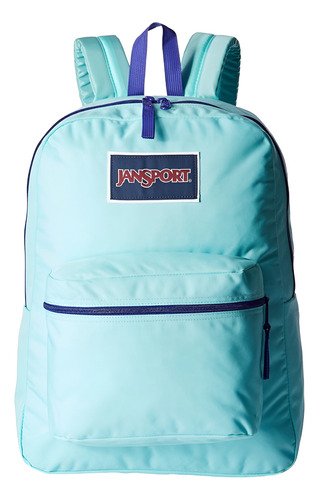 MOCHILA ESPALDA JANSPORT VERDE AGUA 18 PULGADAS