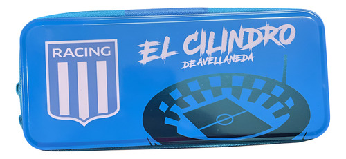CARTUCHERA CANOPLA LATA GRANDE EL CILINDRO AVELLANEDA RACING