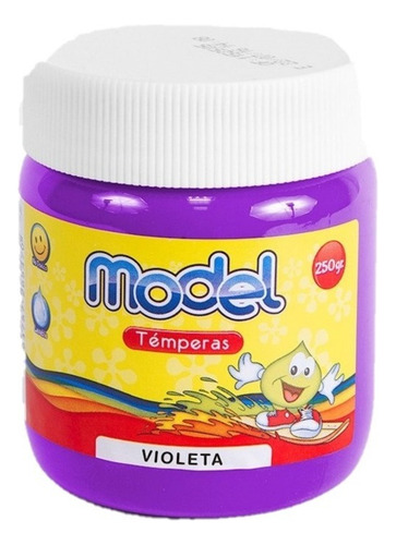 TÉMPERA MODEL VIOLETA 250 ML POTE 1 UNIDAD
