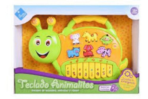 PIANO ANIMALITOS CON LUCES Y SONIDO EL DUENDE AZUL