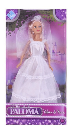 MUÑECA PALOMA VESTIDO DE NOVIA 30CM EL DUENDE AZUL