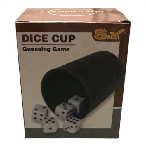 CUBILETE DE DADOS DICE CUP GUESSING GAME SHIYI