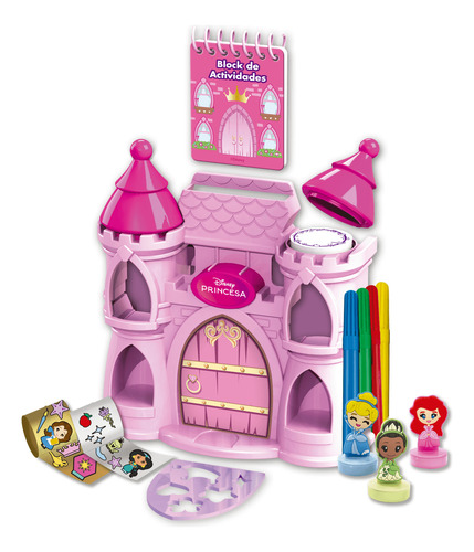 SET DE JUEGO DISNEY PRINCESA CASTILLO PARA COLOREAR Y PINTAR