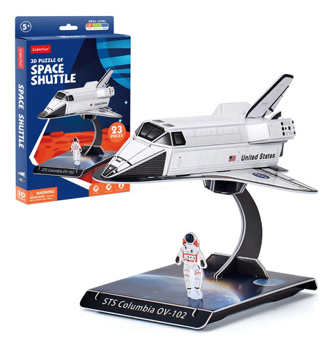 ROMPECABEZAS 3D SPACE SHUTTLE NASA 23 PIEZAS NIVEL INICIAL