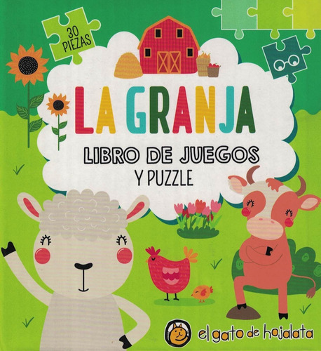 LIBROS DE JUEGO Y PUZZLE LA GRANJA LEO Y JUEGO GUADAL