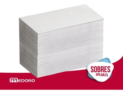 SOBRE OFICIO INGLES OBRA PRIMERA 90GR APILABLE X 50U MEDORO