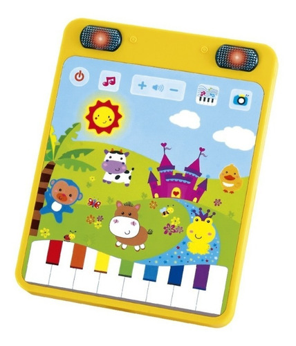 TABLET DIDACTICA CON ACTIVIDADES CON LUCES Y SONIDOS OK BABY