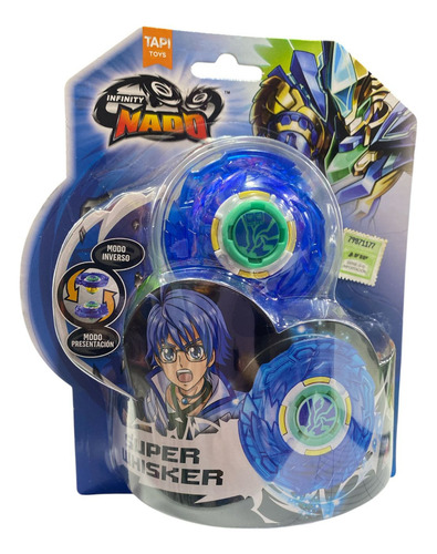 TROMPO INFINITY NADO SUPER WHISKER CON LANZADOR