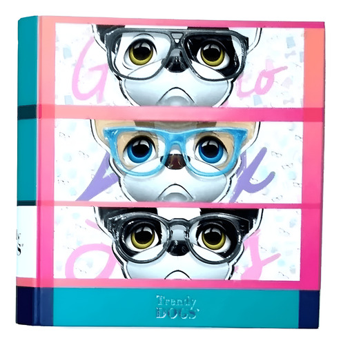 CARPETA ESCOLAR N3 3 ANILLOS 40CM TRENDY DOGS PPR