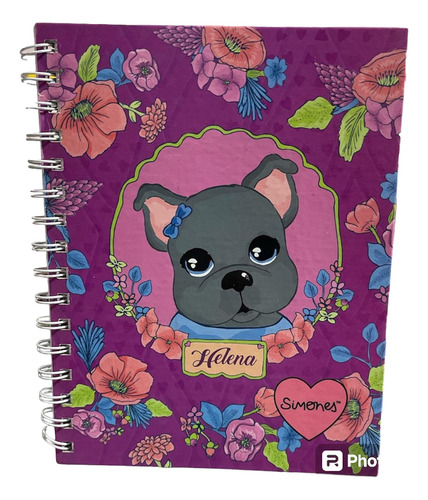 CUADERNO 16X21 ESPIRALADO 80 HOJAS SIMONES MOOVING