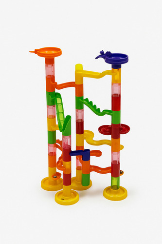 CARRERA DE BOLITAS INFANTIL 74 PIEZAS JUEGO DE CONSTRUCCIÓN