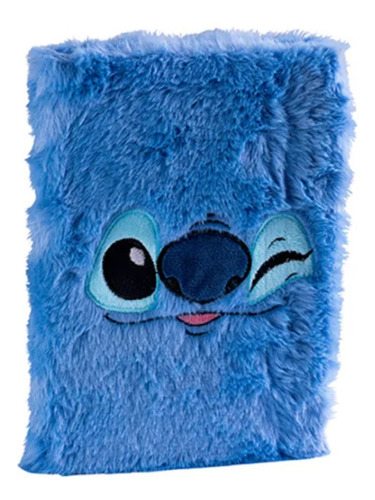 CUADERNO PELUDITO STITCH - MOOVING COLOR AZUL
