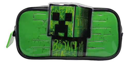 CARTUCHERA CANOPLA INFANTIL CREEPER MINECRAFT CRESKO